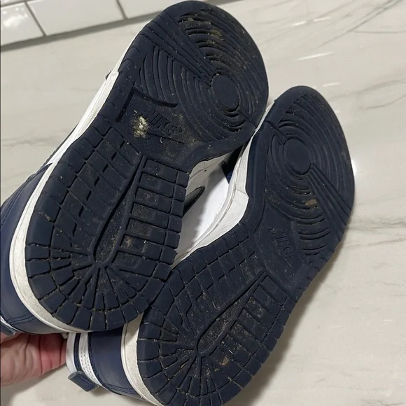 Nike high tops dunks ? Navy blue youth sz 6 Euro 38.5 like 7-7.5 - Picture 7 of 7